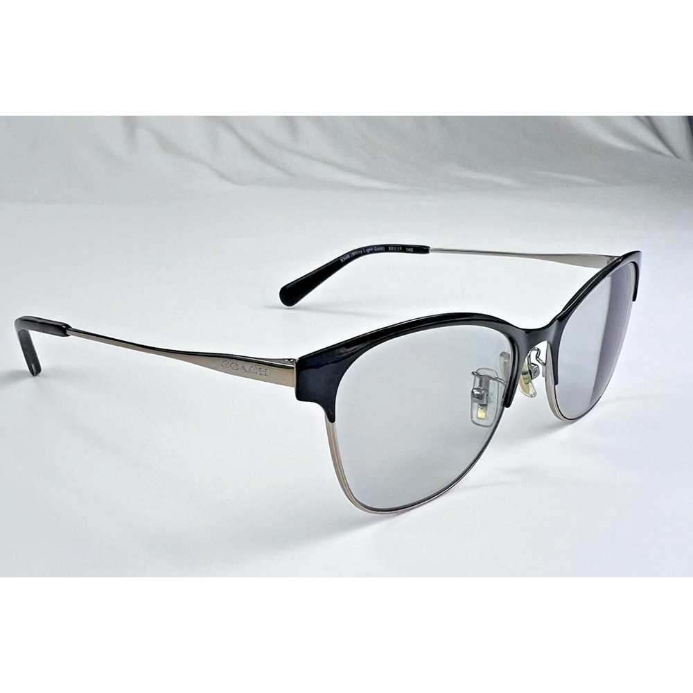 Coach Eyeglasses HC5111 9346 Shiny Light Gold Black Cat Eye 53-17-140 FRAME ONLY